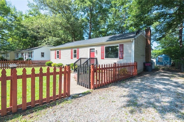 6006 Meadwood Cir, North Chesterfield, VA 23234 - view of front of property featuring a chimney