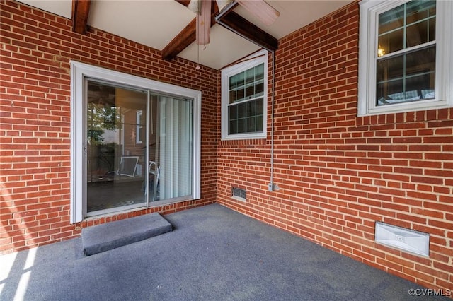 2405 Dumbarton Rd, Henrico, VA 23228 - entrance to property with brick siding and crawl space