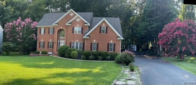 2512 Bexley Farms Ct, North Chesterfield, VA 23236 - colonial inspired home featuring a front yard