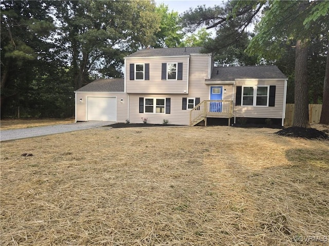 419 Marblethorpe Rd, North Chesterfield, VA 23236 - view of front of property featuring a garage and driveway