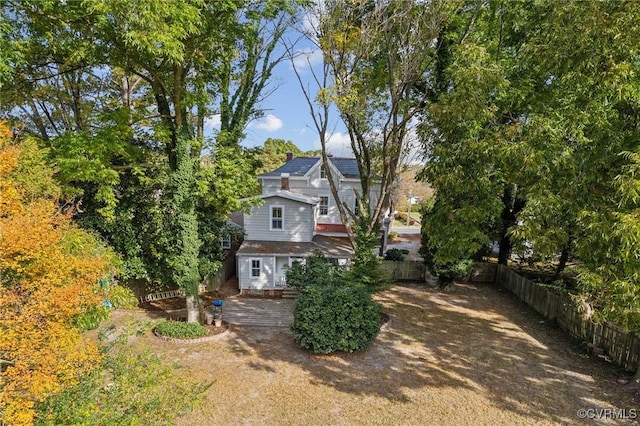 102 Market St, Onancock, VA 23417 - view of front of property featuring fence and a wooden deck