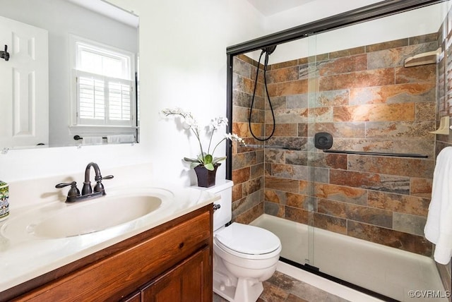 4800 Ball Cypress Rd, Chesterfield, VA 23832 - full bath with a stall shower, toilet, and vanity
