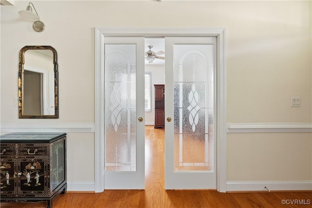 9428 Berry Patch Ln, Mechanicsville, VA 23116 - detailed view of wood finished floors and baseboards