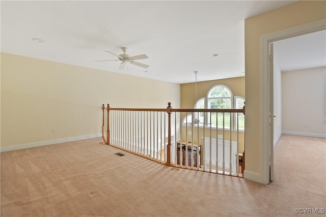 9428 Berry Patch Ln, Mechanicsville, VA 23116 - hall with carpet flooring and baseboards