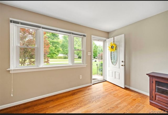 5401 Carteret Rd, Chesterfield, VA 23832 - foyer featuring baseboards and light wood-style flooring