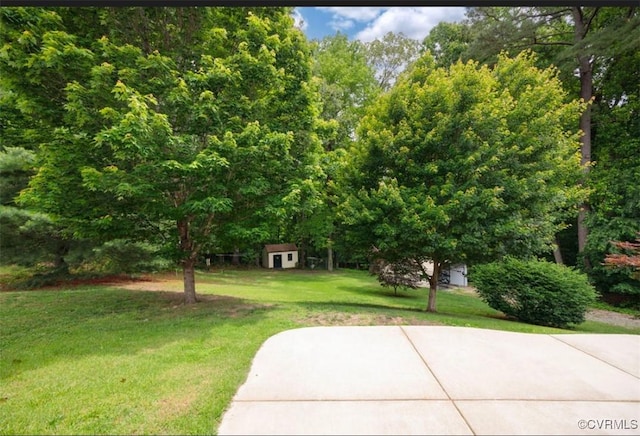 5401 Carteret Rd, Chesterfield, VA 23832 - view of green lawn with a patio area
