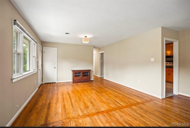5401 Carteret Rd, Chesterfield, VA 23832 - unfurnished living room with wood finished floors and baseboards