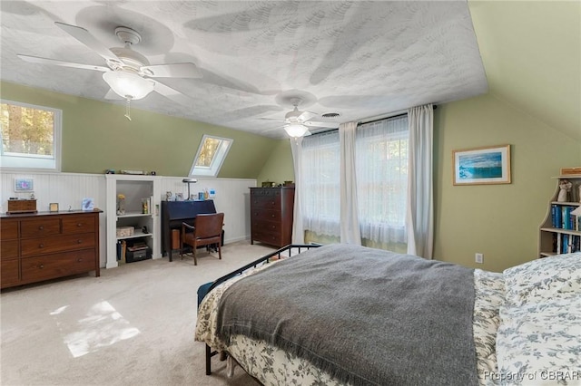 542 Cod Creek Dr, Heathsville, VA 22473 - carpeted bedroom featuring lofted ceiling and a ceiling fan