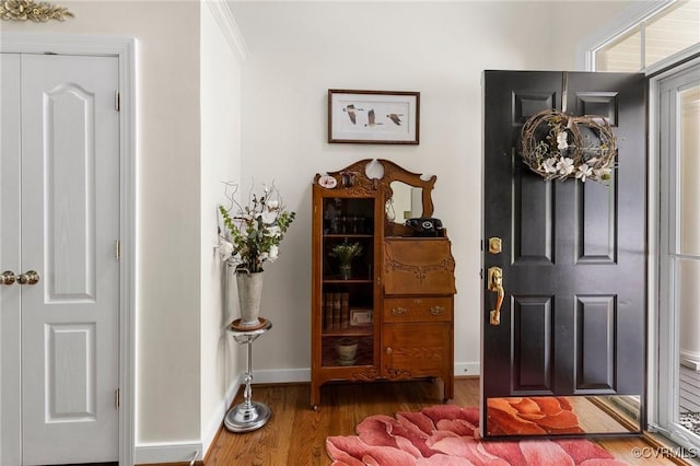 1629 Olmstead Dr, Powhatan, VA 23139 - foyer with wood finished floors and baseboards
