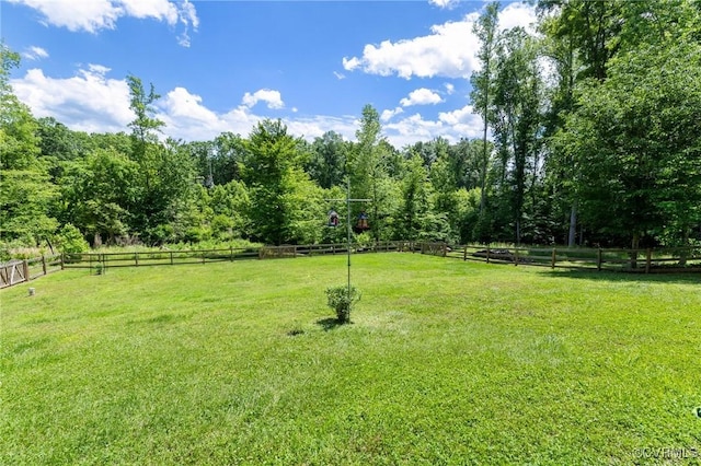 1629 Olmstead Dr, Powhatan, VA 23139 - view of yard with a view of countryside