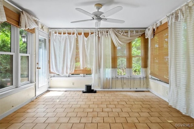 11309 Pendleton Pl, North Chesterfield, VA 23236 - unfurnished sunroom with plenty of natural light and baseboards