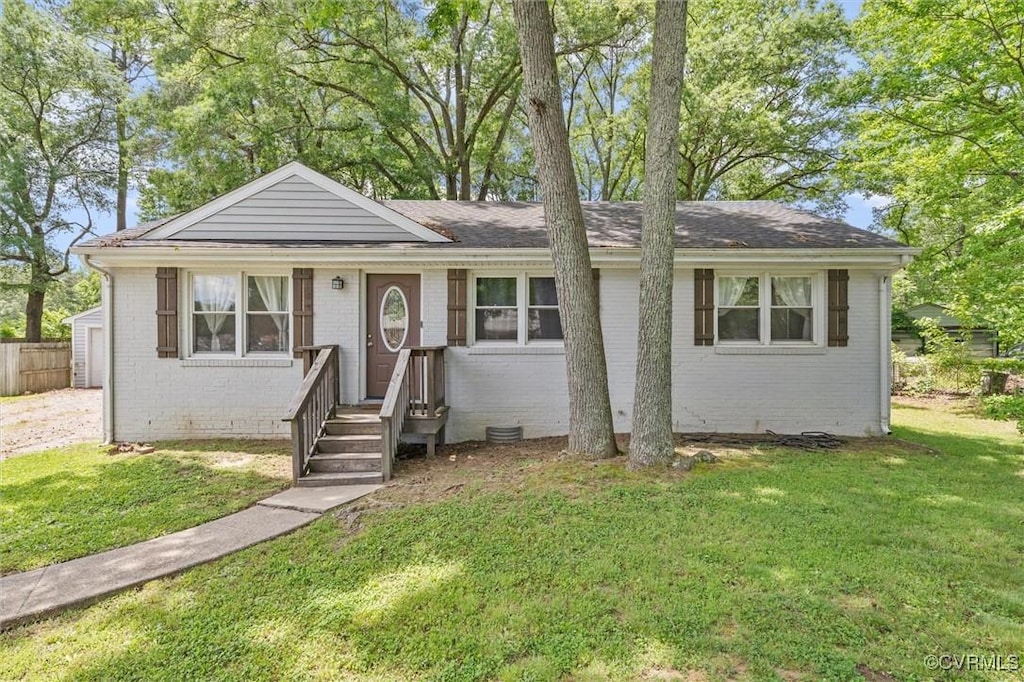 2804 Seibel Rd, Henrico, VA 23223 - view of front of property with brick siding