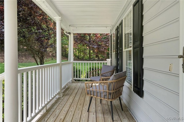 2554 Walkers Ridge Ter, Powhatan, VA 23139 - view of wooden porch