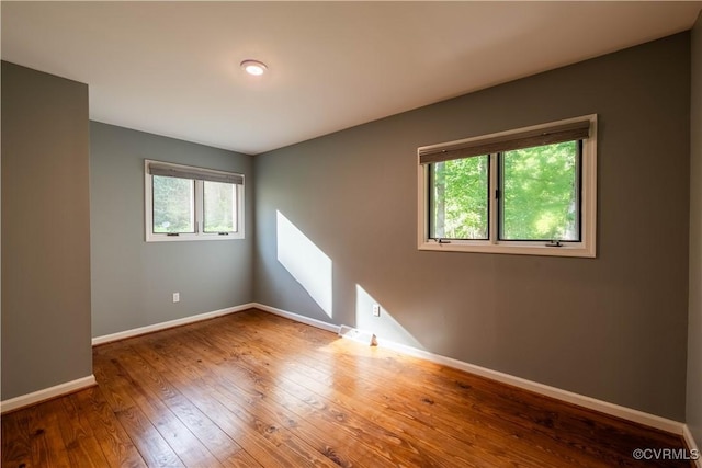 1396 Gray Fox Rd, Goochland, VA 23103 - spare room with plenty of natural light, baseboards, and hardwood / wood-style flooring