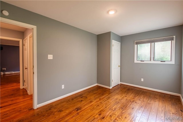 1396 Gray Fox Rd, Goochland, VA 23103 - empty room featuring hardwood / wood-style flooring, baseboards, and a smoke detector