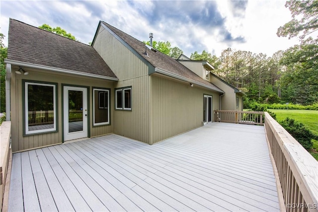 1396 Gray Fox Rd, Goochland, VA 23103 - view of wooden deck