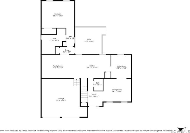 11202 Heathstead Rd, Chester, VA 23831 - floor plan / room layout