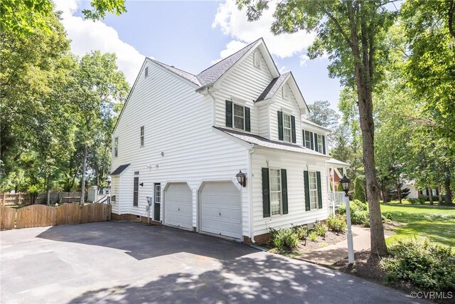 12109 Jamieson Pl, Henrico, VA 23059 - view of property exterior with driveway and an attached garage
