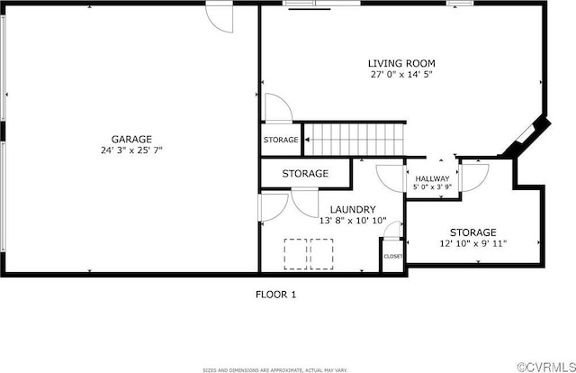 17063 Moores Mill Rd, Ruther Glen, VA 22546 - room layout
