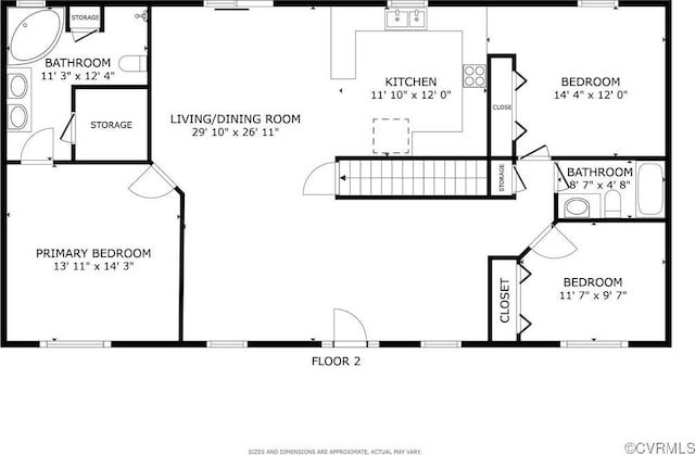 17063 Moores Mill Rd, Ruther Glen, VA 22546 - room layout