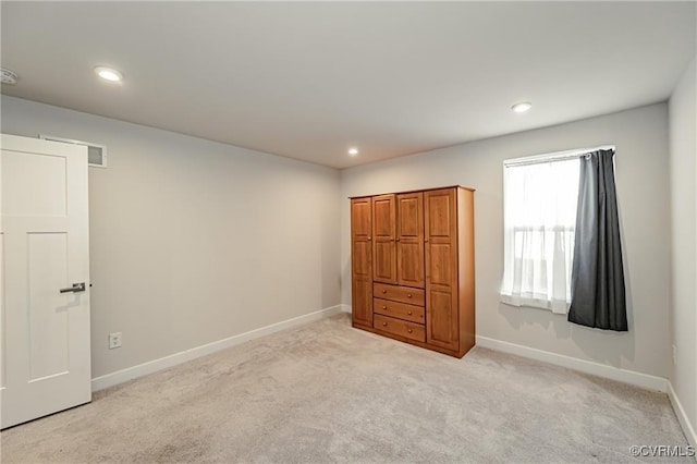 18160 Sagamore Dr, Chesterfield, VA 23120 - unfurnished bedroom featuring light colored carpet, baseboards, and recessed lighting