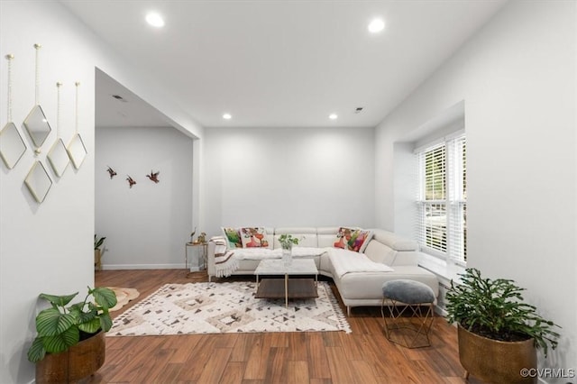 2603 Mountainberry Ct, Glen Allen, VA 23060 - living area with recessed lighting and wood finished floors