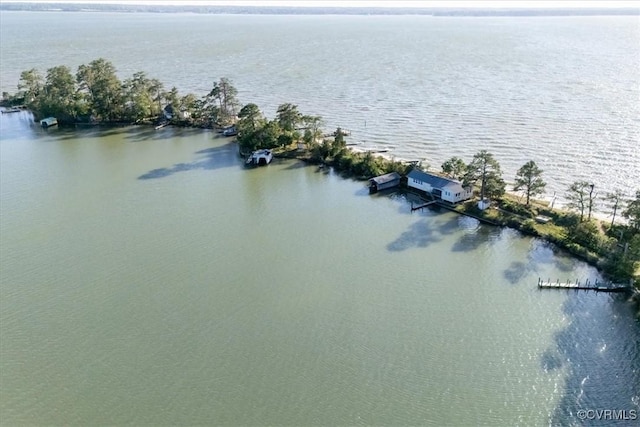 344 Cottage Cove Way, Lancaster, VA 22503 - aerial view of a large body of water