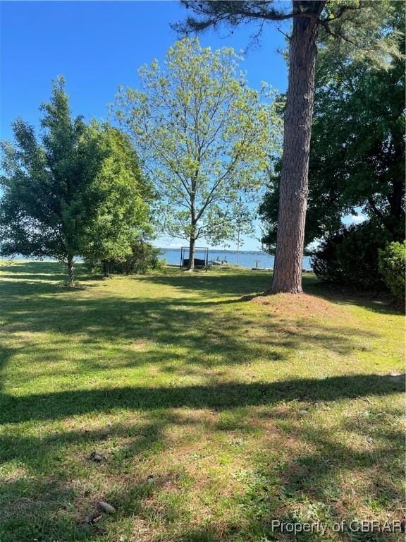 175 Riverview Ave, Water View, VA 23180 - view of green lawn with a water view