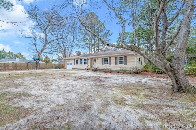 3438 Vaughan Creek Dr, Hayes, VA 23072 - view of front of home featuring a chimney