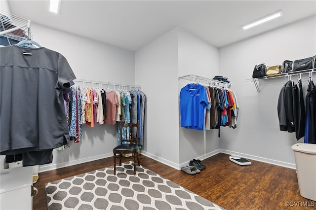 13524 Thomaswoods Ln, Ashland, VA 23005 - walk in closet featuring wood finished floors