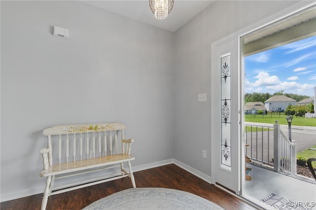 13524 Thomaswoods Ln, Ashland, VA 23005 - entrance foyer featuring wood finished floors and baseboards
