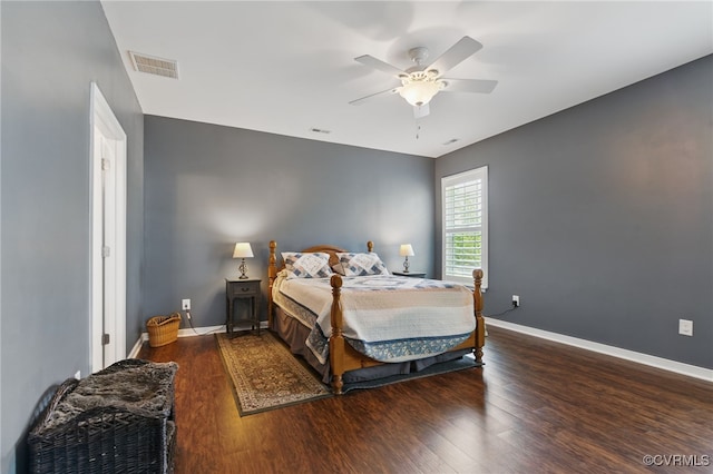 13524 Thomaswoods Ln, Ashland, VA 23005 - bedroom featuring wood finished floors, baseboards, and a ceiling fan