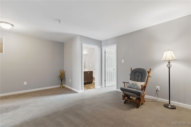 13524 Thomaswoods Ln, Ashland, VA 23005 - sitting room featuring carpet and baseboards