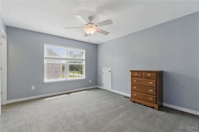13524 Thomaswoods Ln, Ashland, VA 23005 - unfurnished bedroom featuring carpet flooring, baseboards, and ceiling fan