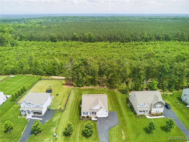 13524 Thomaswoods Ln, Ashland, VA 23005 - drone / aerial view of a heavily wooded area