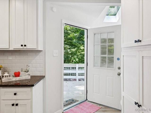 2004 Deer Meadow Ct, Chesterfield, VA 23112 - doorway featuring a skylight and wood finished floors