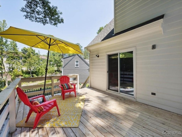 2004 Deer Meadow Ct, Chesterfield, VA 23112 - view of wooden terrace