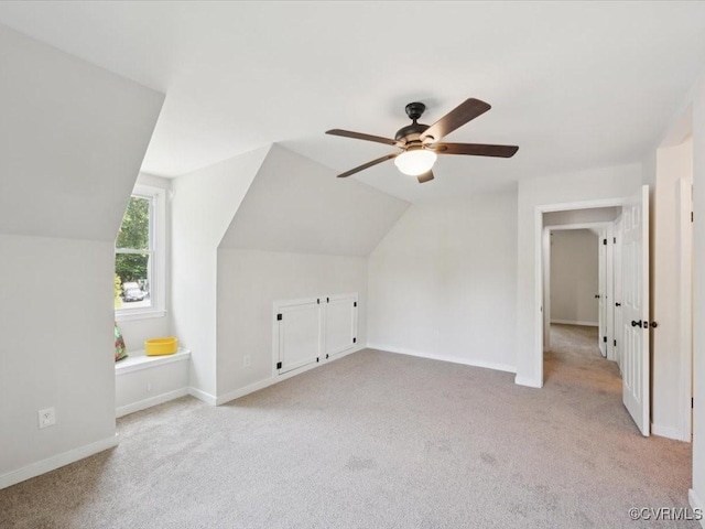 2004 Deer Meadow Ct, Chesterfield, VA 23112 - bonus room featuring light colored carpet, ceiling fan, baseboards, and lofted ceiling