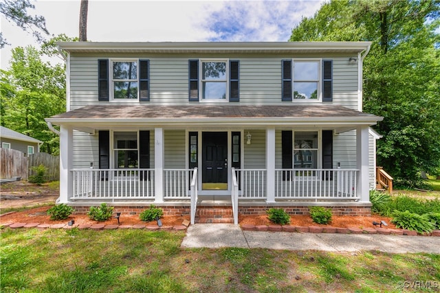 10002 Laurel Lakes Dr, Glen Allen, VA 23060 - view of front of home with a porch