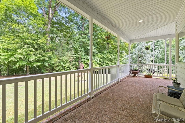 6304 Belroi Rd, Abingdon, VA 23061 - view of patio