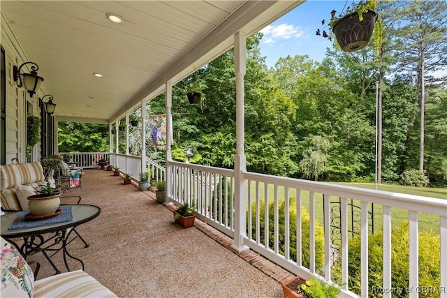 6304 Belroi Rd, Abingdon, VA 23061 - view of covered porch