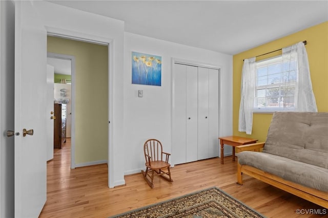 2721 Fawnwick Dr, Henrico, VA 23231 - sitting room with light wood-style flooring and baseboards