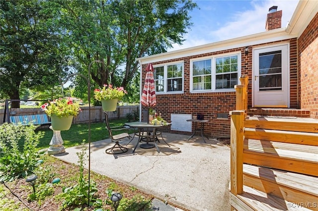 2721 Fawnwick Dr, Henrico, VA 23231 - view of patio with entry steps