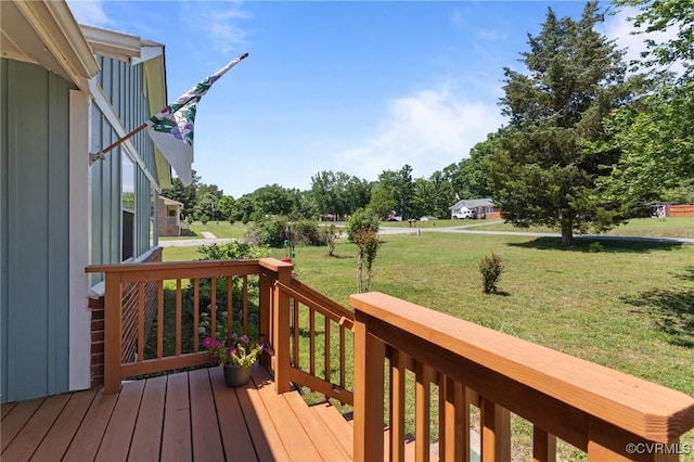 2721 Fawnwick Dr, Henrico, VA 23231 - deck with a lawn