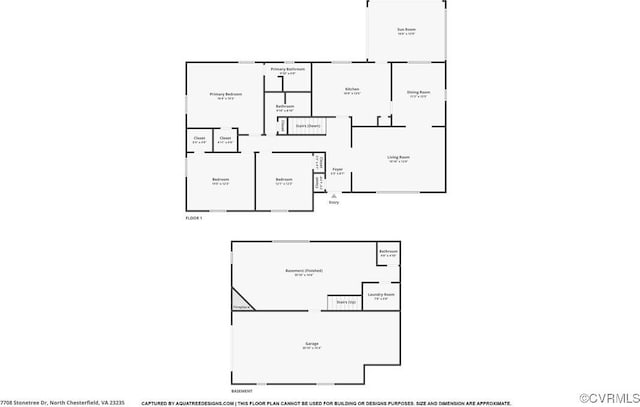 7708 Stonetree Dr, North Chesterfield, VA 23235 - property floor plan