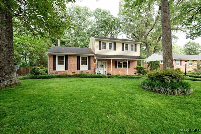 1951 Greenfield Dr, Chesterfield, VA 23235 - view of front of property with brick siding