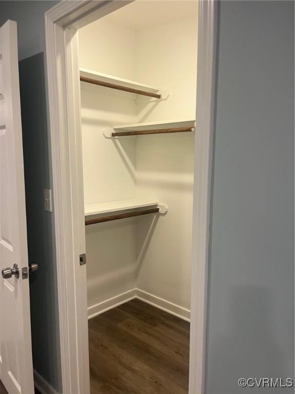 2720 Brunswick Rd, Emporia, VA 23847 - spacious closet with dark wood finished floors