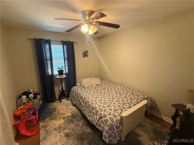 13107 Five Forks Rd, Amelia Courthouse, VA 23002 - bedroom featuring ceiling fan