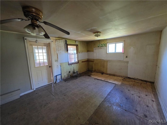 2446 Mantua Rd, Stevensville, VA 23161 - spare room featuring ceiling fan
