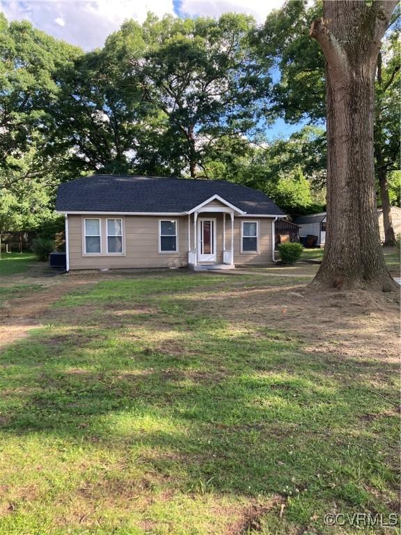 2517 Myron Ave, Chesterfield, VA 23237 - single story home featuring a front lawn